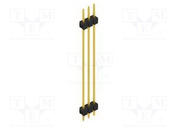 Connector: pin strips; pin header; male; PIN: 3; 2.54mm; THT; 1x3