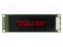 Display: LCD; alphanumeric; VA Negative; 20x2; 115x36x13.9mm; LED