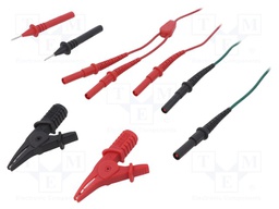 Kit; Kit: crocodile clips x2,test leads x2,test probes x2