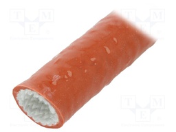 Conduit; ØBraid : 10mm; L: 15m; -55÷260°C; Øout: 15mm; Body: red