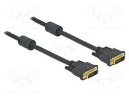 Cable; DVI-D (24+1) plug,both sides; dual link; QHD 1440p; 5m