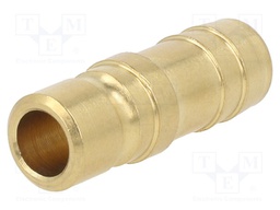 Connector; connector pipe; 15bar; Seal: FPM; Enclos.mat: brass