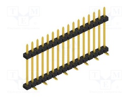 Connector: pin strips; pin header; male; PIN: 16; 2mm; SMT; 1x16
