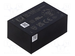 Converter: AC/DC; 20W; Uout: 12VDC; Iout: 1.67A; OUT: 1; 86%; THT; EHL