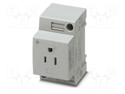 Connector: AC supply; socket; female; 16A; PIN: 3; screw terminal