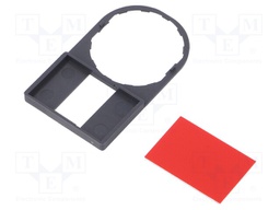 Description label; 22mm; Harmony XB4,Harmony XB5; Ø22mm