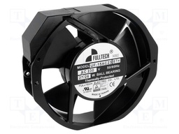 Fan: AC; axial; 230VAC; 172x150x38mm; 300m3/h; 54dBA; ball bearing
