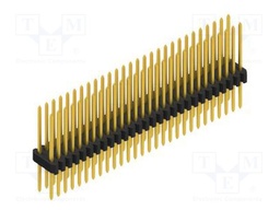 Connector: pin strips; pin header; male; PIN: 56; 1.27mm; THT; 2x28