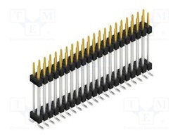 Connector: pin strips; pin header; male; PIN: 42; 2.54mm; SMT; 2x21