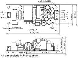 Power supply: switched-mode; 15W; 120÷370VDC; 85÷264VAC; OUT: 3
