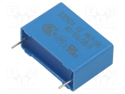 Safety Capacitor, 1.5 µF, X2, B32924C Series, 305 V, Metallized PP