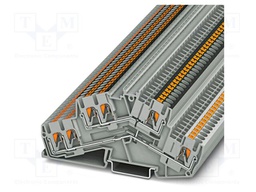 Splice terminal: rail; PTS; PA; L: 45.8mm; terminals: 6; W: 5.2mm