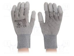 Protective gloves; ESD; L; 10set; grey