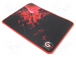 Mouse pad; black,red; 250x350x3mm