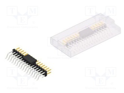 Connector: pin strips; pin header; male; PIN: 32; 2mm; SMT; 2x16
