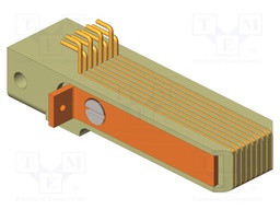 Test plug; Contacts: CuBe; push-in; PS; L: 42mm; W: 11.6mm; RJ45; 100Ω