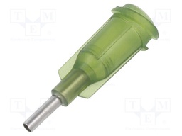 Needle: steel; 0.25"; Size: 14; straight; 1.6mm; Mounting: Luer Lock