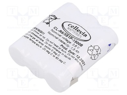 Re-battery: Ni-MH; AA; 3.1V; 1500mAh; soldering lugs; 46x15x52mm