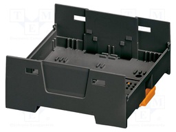 Enclosure base; black; UL94V-0; EH 70 F; for DIN rail mounting