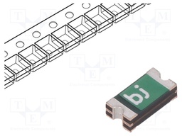 Fuse: PTC polymer; 350mA; Imax: 40A; Case: 1206; 0ZCJ