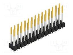 Connector: pin strips; pin header; male; PIN: 30; 2.54mm; THT; 2x15