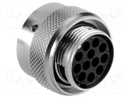 Connector: circular; Series: RT360; plug; female; for cable; PIN: 12