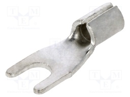 Fork terminal; M3; 0.25÷1.5mm2; crimped; for cable; non-insulated