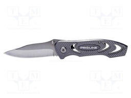 Knife; universal; 80mm; Material: stainless steel; folding