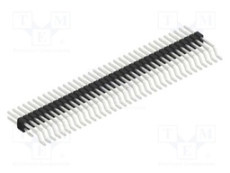 Connector: pin strips; pin header; male; PIN: 72; 1.27mm; SMT; 2x36