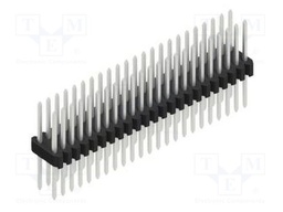 Connector: pin strips; pin header; male; PIN: 46; 1.27mm; THT; 2x23