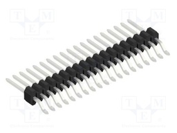 Connector: pin strips; pin header; male; PIN: 19; 1.27mm; SMT; 1x19