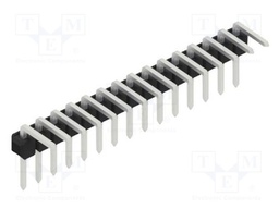 Connector: pin strips; pin header; male; PIN: 15; 2.54mm; THT; 1x15