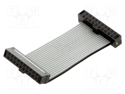 Ribbon cable with IDC connectors; IDC,both sides; Tape ph: 1mm