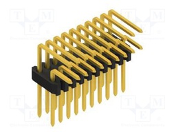 Connector: pin strips; pin header; male; PIN: 20; 1.27mm; THT; 2x10