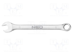 Wrench; combination spanner; 8mm; Chrom-vanadium steel; L: 120mm