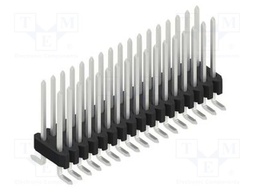 Connector: pin strips; pin header; male; PIN: 34; 1.27mm; SMT; 2x17