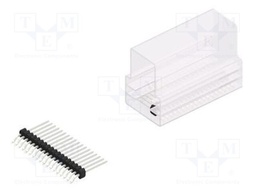 Connector: pin strips; pin header; male; PIN: 18; 1.27mm; SMT; 1x18
