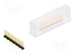 Connector: pin strips; pin header; male; PIN: 13; 2mm; SMT; 1x13