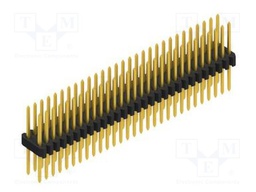 Connector: pin strips; pin header; male; PIN: 58; 1.27mm; THT; 2x29