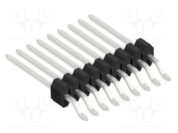 Connector: pin strips; pin header; male; PIN: 9; 1.27mm; SMT; 1x9