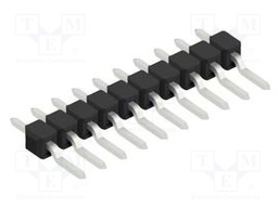 Connector: pin strips; pin header; male; PIN: 10; 2.54mm; SMT; 1x10