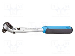 Rattle; socket spanner,with joint; 3/8"; Chrom-vanadium steel