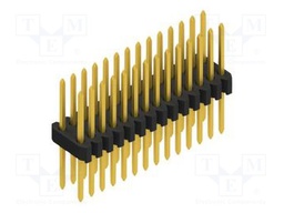 Connector: pin strips; pin header; male; PIN: 28; 1.27mm; THT; 2x14