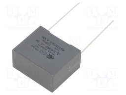 Capacitor: polypropylene; X2; 1uF; 22.5mm; ±20%; 26.5x22x13mm