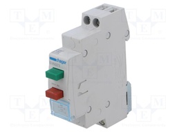 Module: pushbutton switch; 230VAC; 16A; DIN; monostable