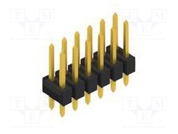 Connector: pin strips; pin header; male; PIN: 12; 2.54mm; THT; 2x6