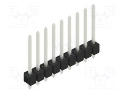 Connector: pin strips; pin header; male; PIN: 9; 2.54mm; THT; 1x9