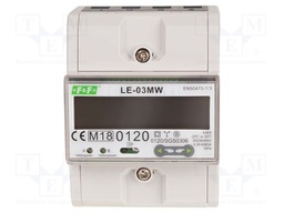 Electric energy meter; digital,mounting; for DIN rail mounting