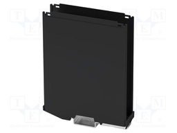 Enclosure base; with terminals; black; UL94V-0; ICS25; X: 130.9mm