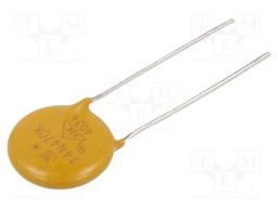 Varistor: zinc-oxide; THT; 30VAC; 38VDC; 47V; 1kA; 12J; STANDARD